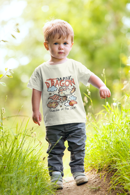 Cute Flying Dragon "Guardian" T-Shirt for Toddlers | 100% Cotton