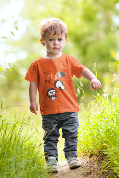 Cute Baby Boy Tshirt - Penguin T-Shirt "Hello Little One" Design
