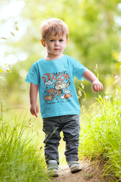 Cute Flying Dragon "Guardian" T-Shirt for Toddlers | 100% Cotton