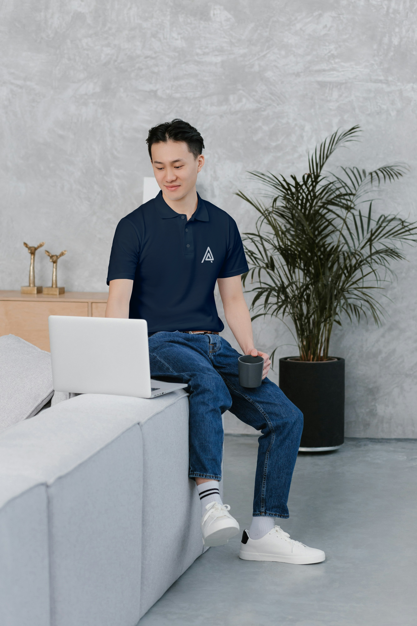 Asqr Lifestyle Polo – Deep Tones & Signature Embroidery