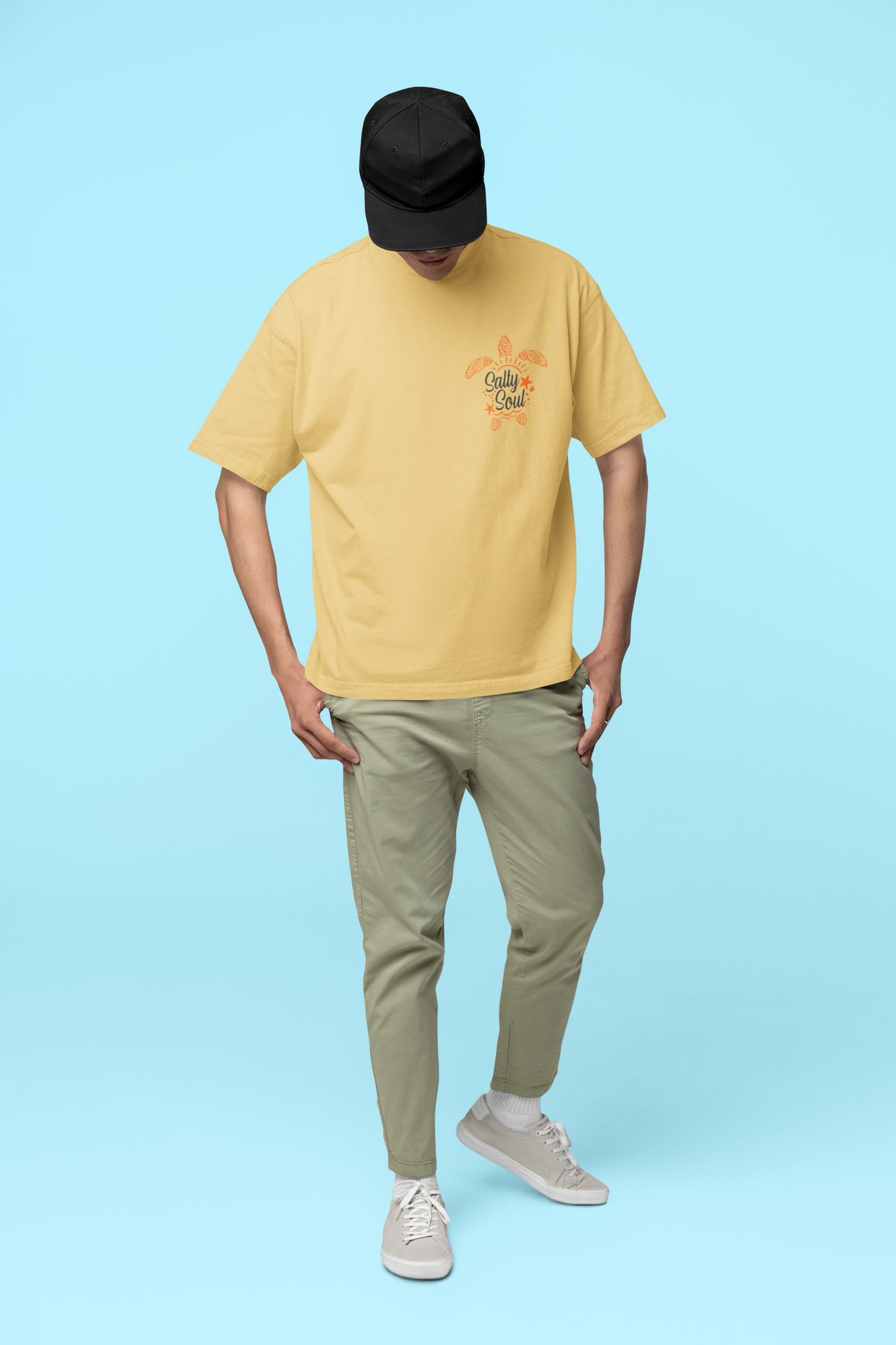 The Salty Soul Escape Tee Unisex Oversized Tee