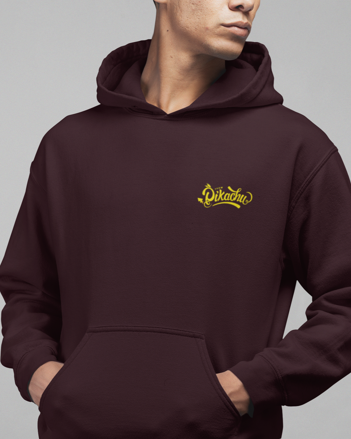 Thunderclap Ninja: Pikachu as Sasuke Maroon Hoodie