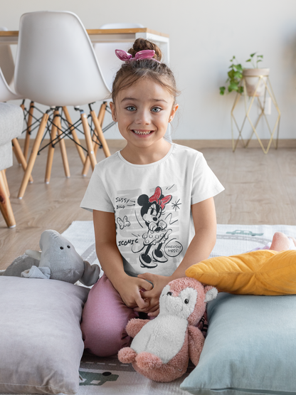 Minnie Mouse "Sassy & Bold" Graphic Tee for Girls | Disney Iconic T-Shirt