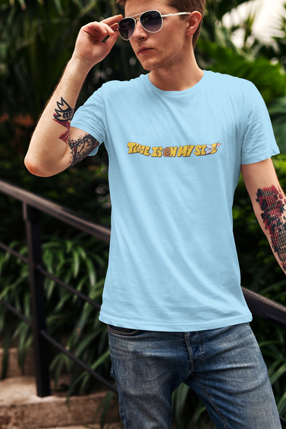 Time On My Side Graphic Tee | Powder Blue