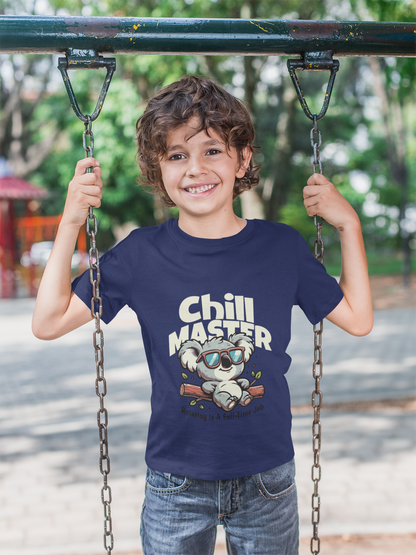 Chill Master Koala Kids Dark Green T-Shirt