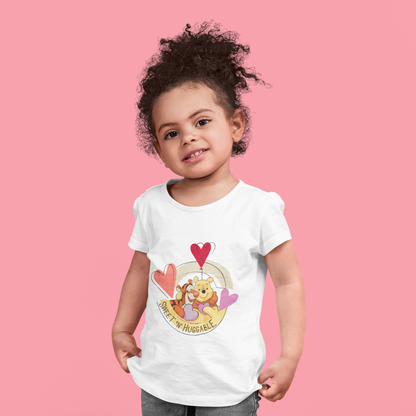 Girls' "Sweet 'N' Huggable" Winnie the Pooh T-Shirt - 100% Cotton