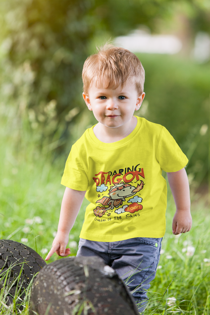 Cute Flying Dragon "Guardian" T-Shirt for Toddlers | 100% Cotton