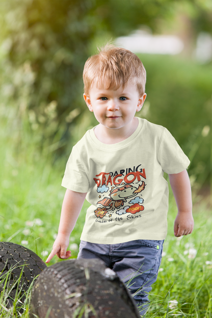 Cute Flying Dragon "Guardian" T-Shirt for Toddlers | 100% Cotton