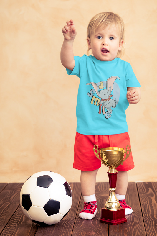 Disney Dumbo "Smile" T-Shirt for Toddlers | 100% Cotton Elephant Tee