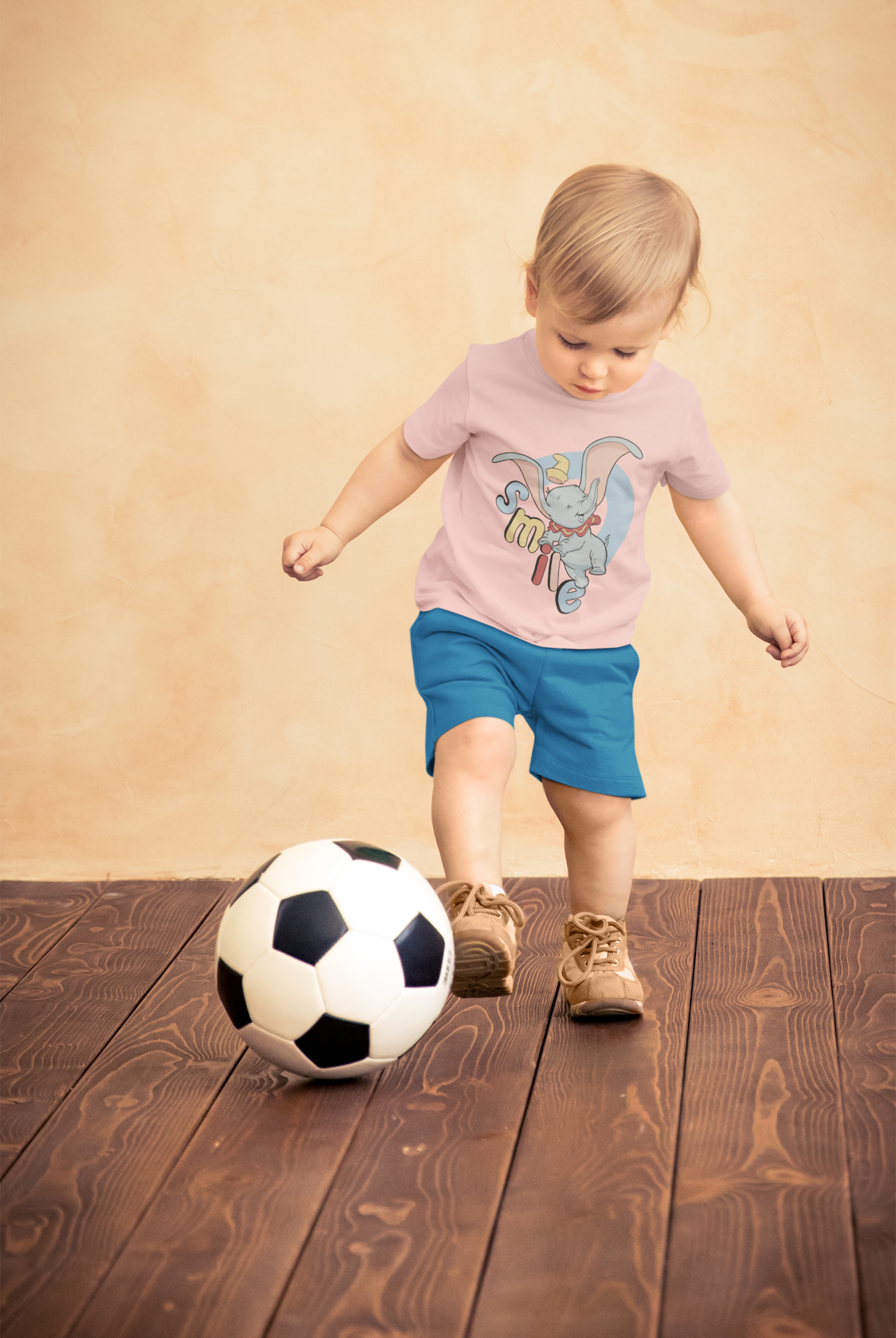 Disney Dumbo "Smile" T-Shirt for Toddlers | 100% Cotton Elephant Tee