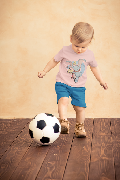 Disney Dumbo "Smile" T-Shirt for Toddlers | 100% Cotton Elephant Tee