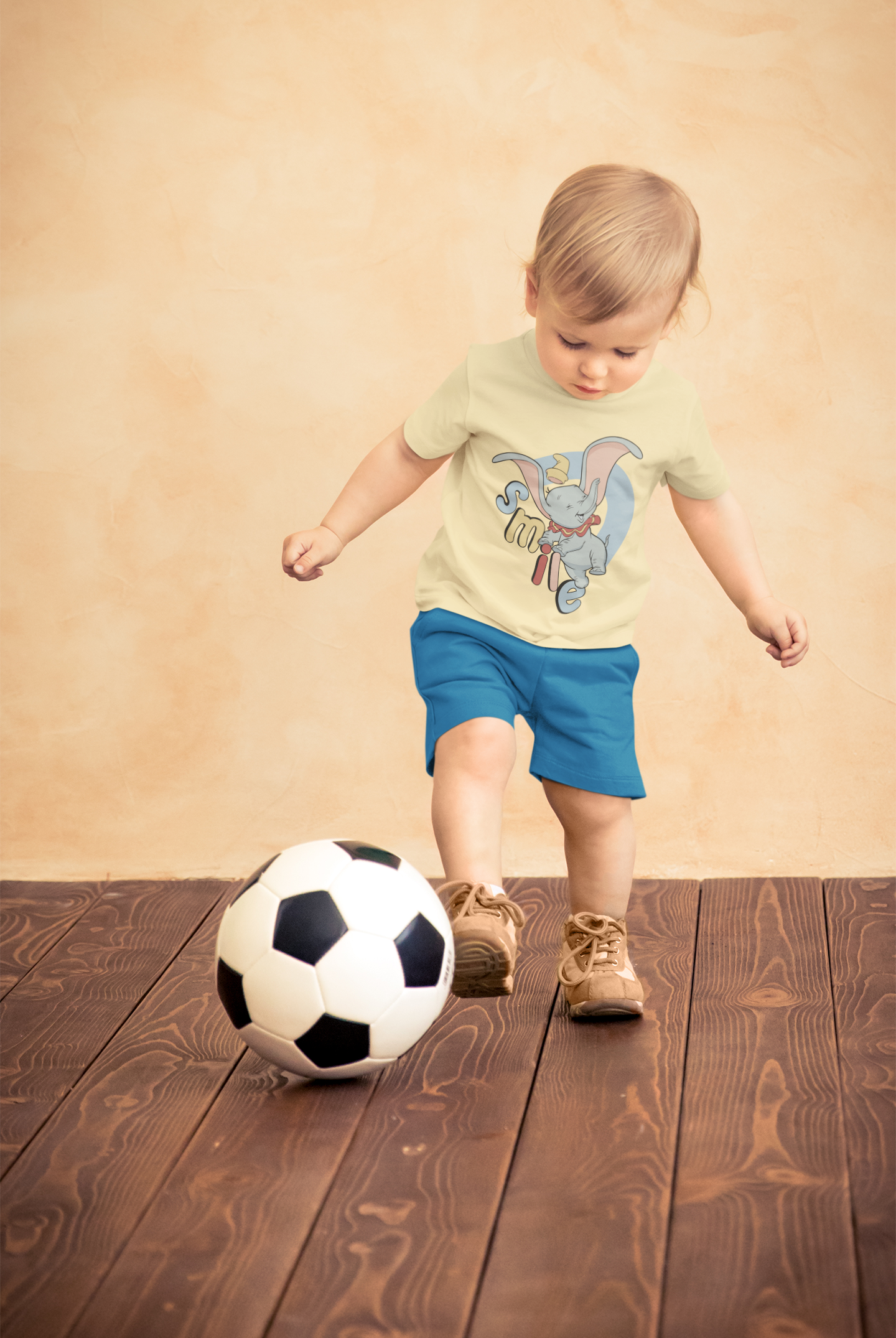 Disney Dumbo "Smile" T-Shirt for Toddlers | 100% Cotton Elephant Tee