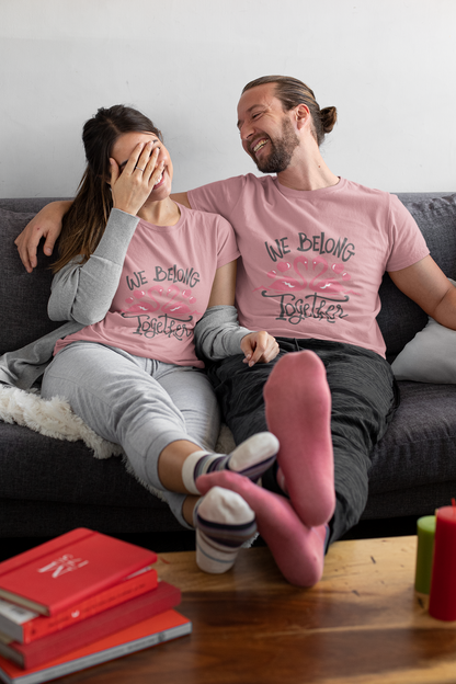 Perfect Pair: Flamingo-Themed ‘We Belong Together’ Flamingo Pink T-Shirt